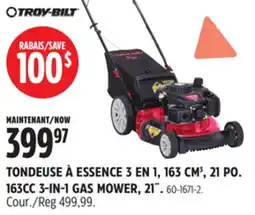 Canadian Tire TROY-BILT 163CC 3-IN-1 GAS MOWER, 21˝ offer