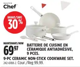 Canadian Tire 9-PC CERAMIC NON-STICK COOKWARE SET offer