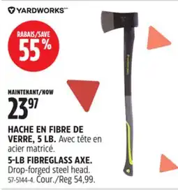 Canadian Tire YARDWORKS 5-LB FIBREGLASS AXE offer