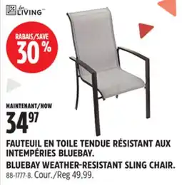 Canadian Tire FOR LIVING BLUEBAY WEATHER-RESISTANT SLING CHAIR offer