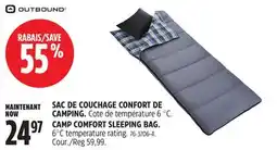 Canadian Tire OUTBOUND CAMP COMFORT SLEEPING BAG offer