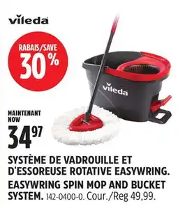 Canadian Tire EASYWRING SPIN MOP AND BUCKET SYSTEM offer