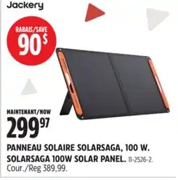 Canadian Tire Jackery SOLARSAGA 100W SOLAR PANEL offer