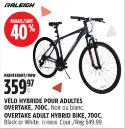 Canadian Tire OVERTAKE ADULT HYBRID BIKE, 700C offer