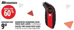 Canadian Tire DIGITAL TIRE GAUGE WITH LIGHT. 5-99 PSI offer