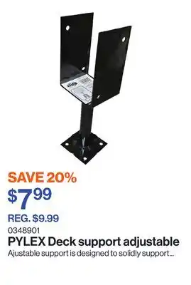 Patrick Morin Deck support adjustable offer
