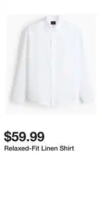 H&M Relaxed-Fit Linen Shirt offer