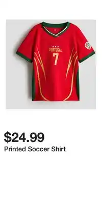 H&M Printed Soccer Shirt offer