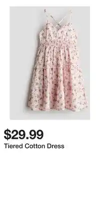 H&M Tiered Cotton Dress offer