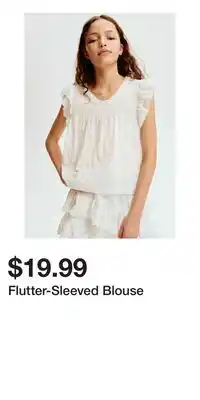 H&M Flutter-Sleeved Blouse offer