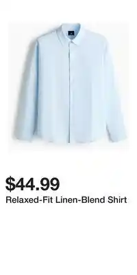 H&M Relaxed-Fit Linen-Blend Shirt offer