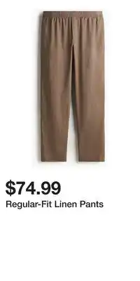 H&M Regular-Fit Linen Pants offer
