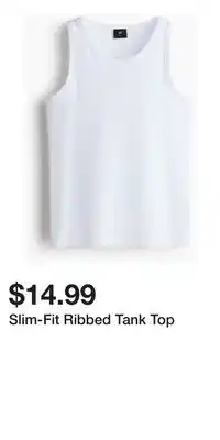 H&M Slim-Fit Ribbed Tank Top offer