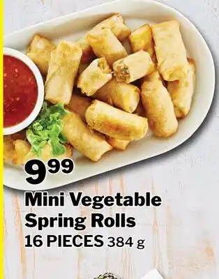 M & M Food Market Mini Vegetable Spring Rolls offer