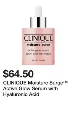 Sephora CLINIQUE Moisture Surge Active Glow Serum with Hyaluronic Acid offer