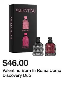 Sephora Valentino Born In Roma Uomo Discovery Duo offer