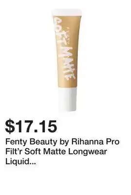 Sephora Fenty Beauty by Rihanna Pro Filt'r Soft Matte Longwear Liquid Foundation offer