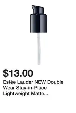 Sephora Estée Lauder NEW Double Wear Stay-in-Place Lightweight Matte Foundation with 36H Wear offer