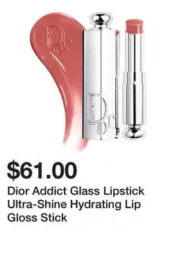 Sephora Dior Addict Glass Lipstick Ultra-Shine Hydrating Lip Gloss Stick offer