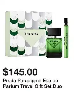 Sephora Prada Paradigme Eau de Parfum Travel Gift Set Duo offer