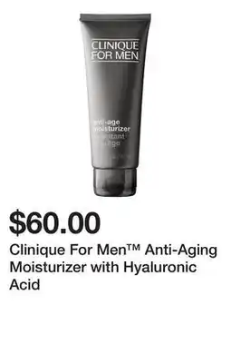 Sephora Clinique For Men Anti-Aging Moisturizer with Hyaluronic Acid offer