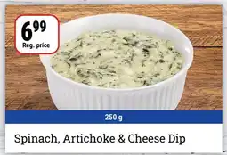 M & M Food Market Spinach, Artichoke & Cheese Dip offer