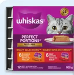 Walmart Whiskas Perfect Portions wet cat food offer
