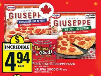 Food Basics Dr. Oetker Giuseppe Pizza offer
