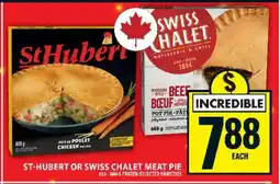 Food Basics ST-HUBERT OR SWISS CHALET MEAT PIE offer