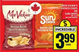 Food Basics Miss Vickie's Potato Chips or Sun Chips offer