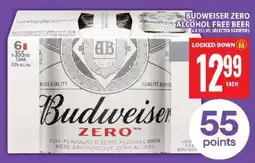 Food Basics BUDWEISER ZERO ALCOHOL-FREE BEER offer