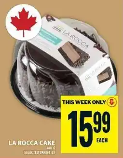 Food Basics La Rocca Cake offer