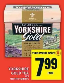 Food Basics Yorkshire Gold Tea offer