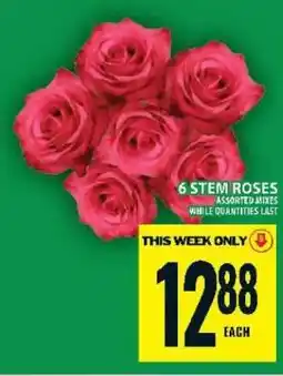 Food Basics 6 Stem Roses offer