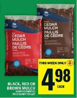 Food Basics Cedar Mulch offer
