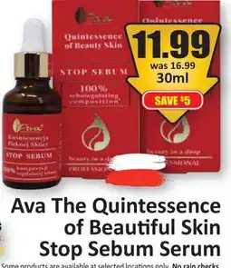 Starsky Ava The Quintessence of Beautiful Skin Stop Sebum Serum offer