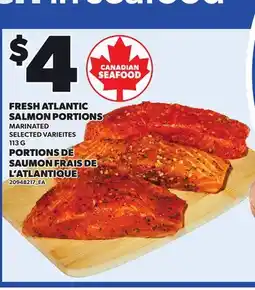 Independent City Market FRESH ATLANTIC SALMON PORTIONS offer