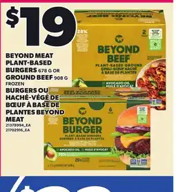 Independent City Market BEYOND MEAT PLANT-BASED PLANT-BASED BURGERS 678 G, GROUND BEEF 908 G offer