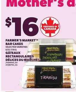 Independent City Market FARMER'S MARKET BAR CAKES offer