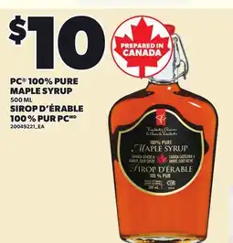 Independent City Market PC 100% PURE MAPLE SYRUP offer
