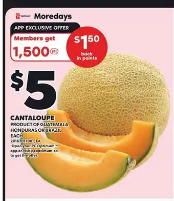 Independent City Market CANTALOUPE offer