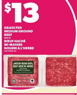 Independent City Market GRASS FED MEDIUM GROUND BEEF offer