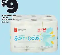 Independent City Market PC BATHROOM TISSUE, 12 = 24 ROLLS offer