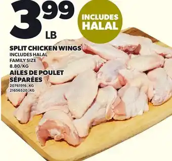 Independent City Market SPLIT CHICKEN WINGS offer