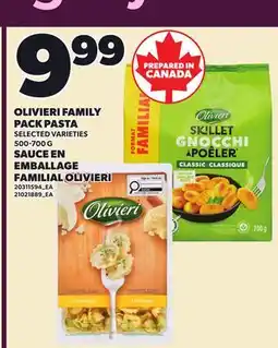 Independent City Market OLIVIERI FAMILY PACK PASTA offer