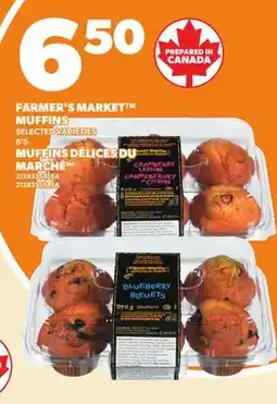 Independent City Market FARMER'S MARKET MUFFINS, 6'S offer
