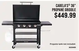 Cabela's CABELA'S 36 PROPANE GRIDDLE offer