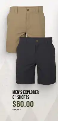 Cabela's MEN'S EXPLORER 8 SHORTS offer