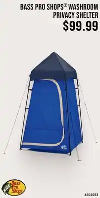 Cabela's BASS PRO SHOPS WASHROOM PRIVACY SHELTER offer