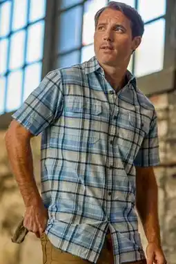 Cabela's RIPSTOP ROCK CREEK PLAID SHORT-SLEEVE SHIRT offer